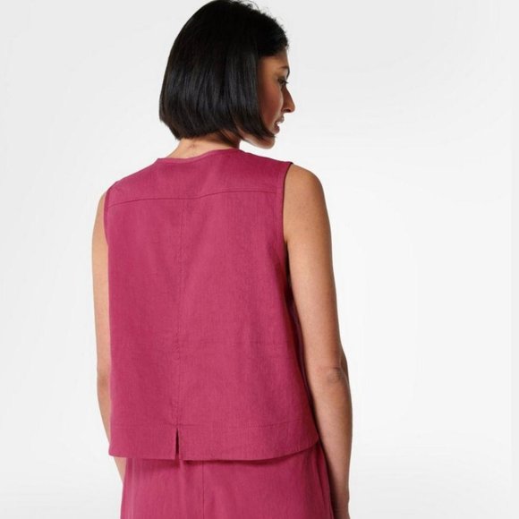 Sweaty Betty Rae Linen Tank - Picture 2 of 4